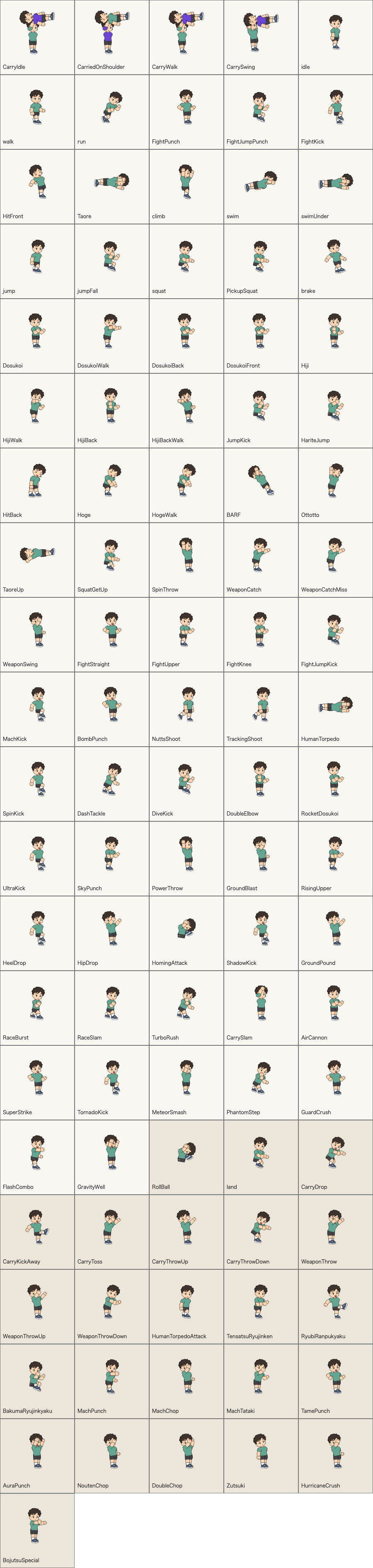 ひかるの101動作
