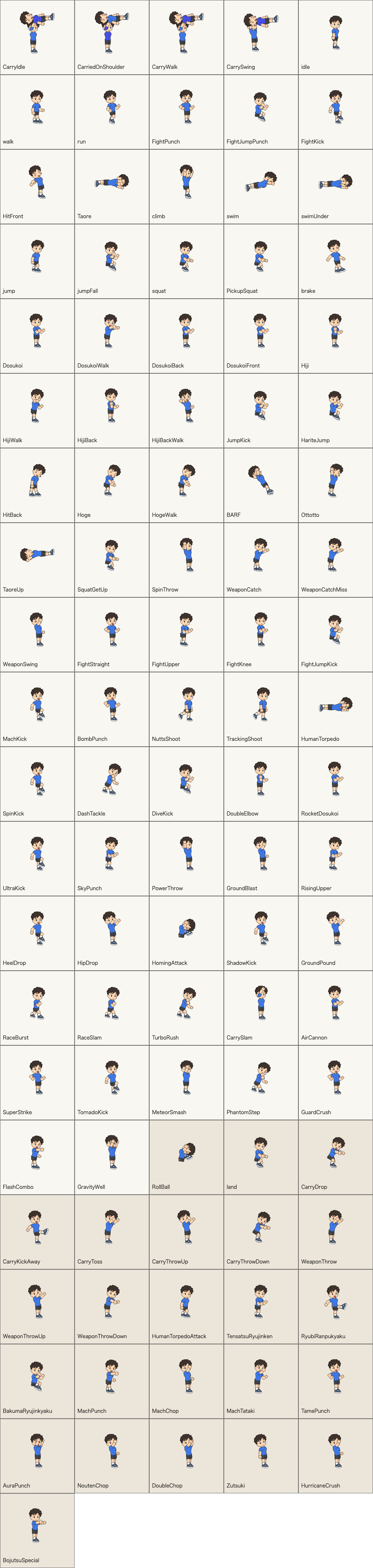 れいなの101動作